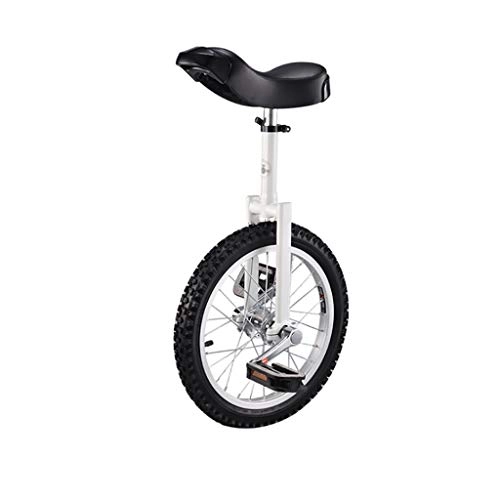Unicycles : TTRY&ZHANG Freestyle Unicycle Single Round Children's Adult Adjustable Height Balance Cycling Exercise 16 / 18 / 20 Inch Black (Size : 18 INCH)