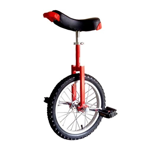 Unicycles : Unicycle 20 24 Inch Wheel Adults Kids Balance Bike, Unicycles Thick Aluminum Alloy Wheels, Bicycle Seat Height Can Be Adjusted Freely, Skidproof Butyl Mountain Tire Cycling Outdoor Sports Fi