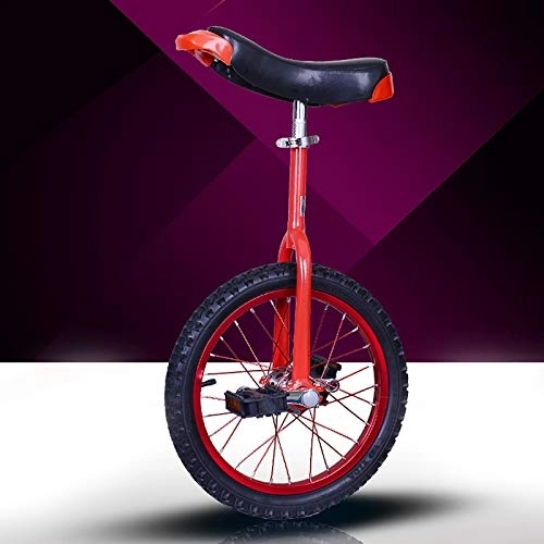 Unicycles : Unicycle 20 Inch Tire Wheel Unicycle, Adults Big Kids Unisex Adult Beginner Unicycles Bike, Load 150Kg / 330Lbs, Steel Frame (Color : Red, Size : 51Cm(20Inch))