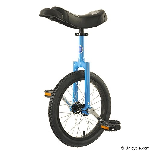 Unicycles : Unicycle.com Unisex's 16" Club Freestyle Unicycle - Blue with Black Tyre