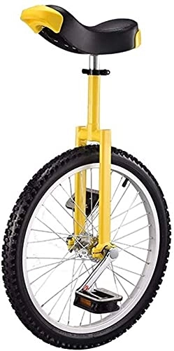 Unicycles : Unicycle for Adult Kids 20 Inch Wheel Unicycle, Unicycles For Adults Kids Beginner Teen Girls Boys Balance Bike, High-Strength Manganese Steel Fork, Aluminum Alloy Buckle, Non-Slip Tires, Seat Adjustable