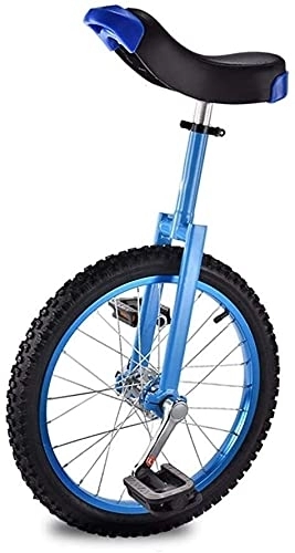 Unicycles : Unicycle for Adult Kids Unicycle For Adults Kids, 16 / 18 Inches Wheel Skidproof Butyl Mountain Tire Unicycle With Adjustable Height Unicycle Seat For Street Road Bike Cycling Sports Teen Girls Boy