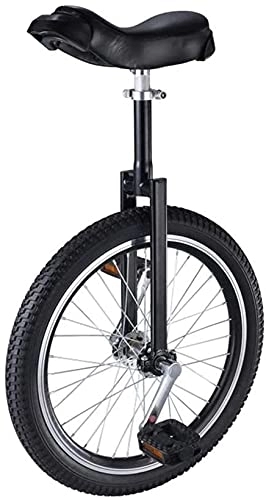 Unicycles : Unicycle for Adult Kids Unicycle For Kids Adults 16 / 18 / 20 Inch Wheel Unicycles Fork Manganese Steel Bracket, Standard Comfort Saddle, Anti-Skid Acrobatics Bike Outdoor Sports Beginner Teens Fitnes