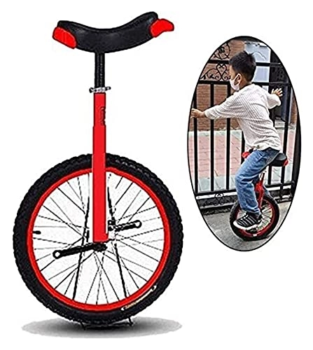 Unicycles : Unicycles 16 / 18 / 20 InchUnisex for Adults Kids, Wheel Trainer, Skidproof Butyl Mountain Tire Balance Cycling Exercise, Adults Kids Best Birthday Gift