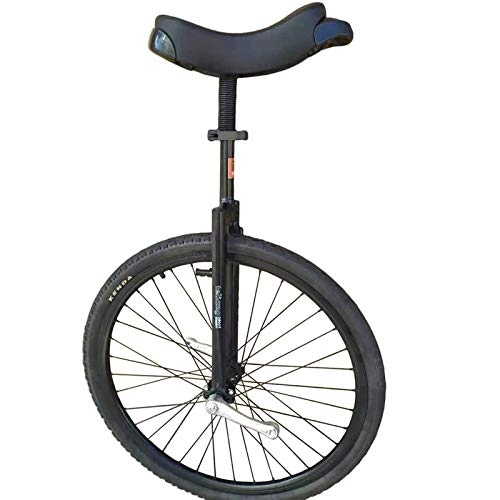 Unicycles : Unicycles Extra Large 28" Wheel Perfect Starter Uni, One-wheeled Blike for Tall Female / Male Teen, Adults, Big Kids, Balancing Exercise (Color : Black, Size : 28in)