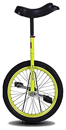 Unicycles : Unicycles for Adults Kids, 16" / 20" 18" / 24" Trainer Height Adjustable, Skidproof Butyl Mountain Tire Balance Cycling Exercise Bike Bicycle ( Color : Black , Size : 24 Inch Wheel )