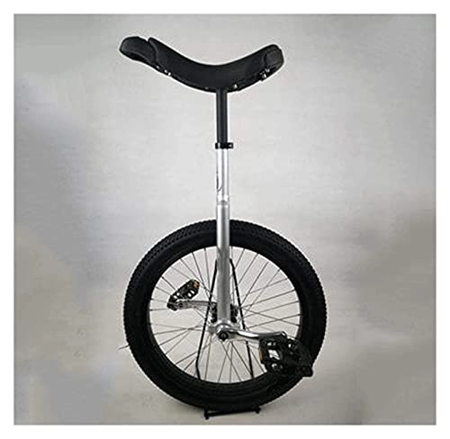 Unicycles : Unicycles for Adults Kids, 20 Inch Ergonomic Design Wheel, With Nylon Non-slip Pedals Wheel Trainer, Sturdy Steel Frame, Aluminum Alloy Seat Tube And Crank Exercise Bike Bicycle
