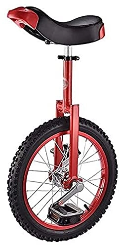 Unicycles : Unicycles for Adults Kids, Unisex Bike, 16 / 18 Inch Single Round Children's Adult Adjustable Height Balance Cycling Exercise, Best Birthday Present (Size : 18 Inch)