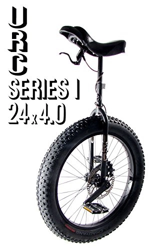 Unicycles : URC Unicyle Muni 24" Series 1 - with Disc Brake Attack and FAT Tire (Without Disc Brake)