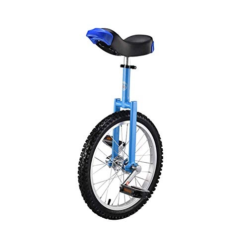 Unicycles : WALLPU Unicycles, Single-wheel Balance Bikes for Children and Adults 16 Inches, 18 Inches, 20 Inches, 24 Inches, 16inch-Blue