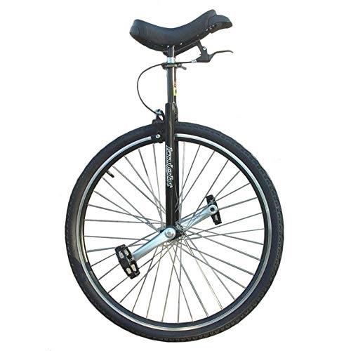 Unicycles : Wheel Trainer Unicycle 28" Big Kid's / Unisex - Adult's Trainer Unicycle, Height Adjustable Larger Unicycle for Man / Woman / Tall People Height From 160-195cm, Load 150kg (Without Handlebar 28 inch)