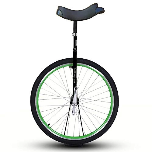 Unicycles : Wheel Trainer Unicycle Men's Unicycle 28 Inch Big Wheel, Larger Unicycle for Unisex Adult / Big Kids / Mom / Dad / Tall People Height From 160-195cm (Green 28 inch)