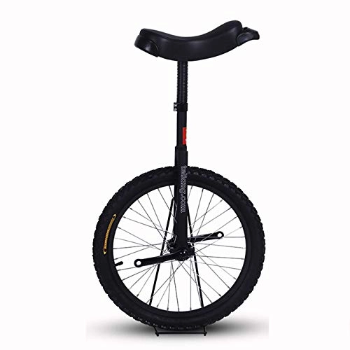 Unicycles : Wheel Unicycle, 16 18 20 Inch Adults Kids Fitness Bike Lightweight Adjustable Seat Wheel Unicycle Free Standing Mute Bearing With Pedals-C-18inch