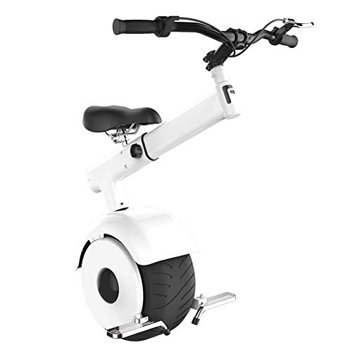 Unicycles : Y&XF 800W Folding Electric Scooter, One Wheel Self Balancing Smart Scooters Motor Electric Unicycle Brake System 550lbs Max Load Weight with 60V Lithium Battery, White, 25KM