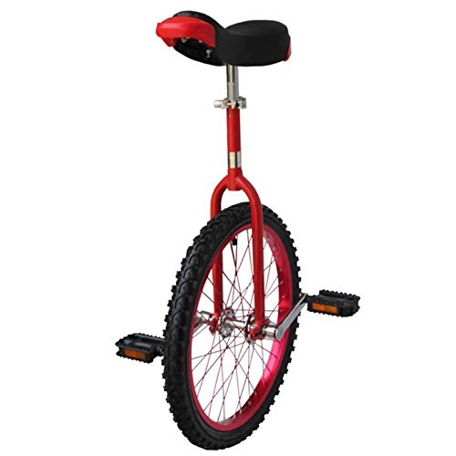 Unicycles : ywewsq 14" / 16" / 18" Wheel Kid's Unicycle for 5 / 6 / 7 / 8 / 9 / 10 / 12 Years Old Child / Boys / Girls, Large 20" / 24" Adult's Unicycle for Female / Male / Teens / Big Kids (Color : Red, Size : 16")