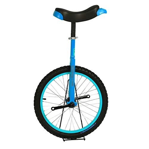 Unicycles : YYLL 18 Inch Skid Wheel Unicycle Exercise Balance Cycling Bikes Cycling Outdoor Sports Fitness Exercise，Many Colors Are Available (Color : Blue, Size : 18Inch)