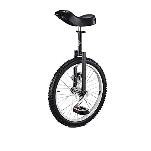 Unicycles : ZGZFEIYU 20 inch unicycle children adult double-layered thick aluminum alloy color unicycle suitable for beginners and unisex-schwarz||20