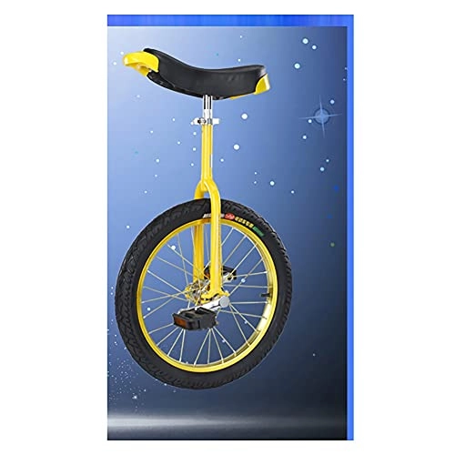 Unicycles : ZWH Bike Unicycle Aluminum Alloy Lock Wheel Unicycle - With Anti-slip Knurled Saddle Tube Balance Cycling Exercise - Scientific Ergonomic Saddle Design Wheel Trainer - For Adult Acrobatics Props