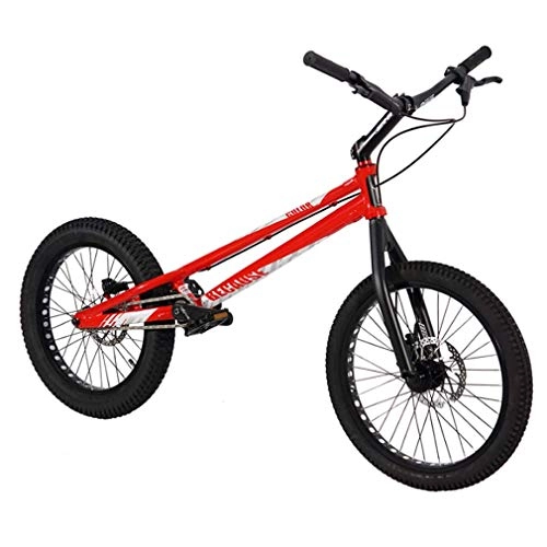 BMX : 20-Zoll-Bike-Test Komplettes Trial-Bike, Rahmen und Gabel aus Aluminiumlegierung, EIGENER Lenker mit Zhi-Gummigriff, 108-Ring-Schwungrad, AVID DB1-Ölscheibenbremse