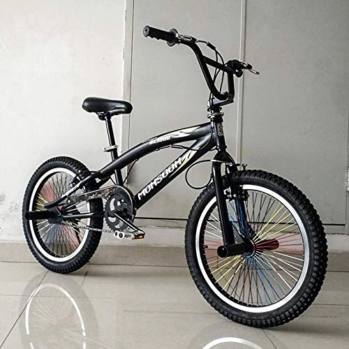 BMX : 20-Zoll-BMX-Fahrrad, Stunt-Action BMX-Fahrrad, geeignet für Anfängerebene bis Fortgeschrittene Riders Street Race BMX Bikes, R