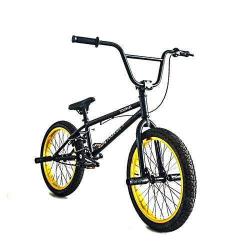 BMX : 20-Zoll-professionelles BMX-Fahrrad, Stunt-Action BMX-Fahrrad, geeignet für Anfänger-Ebene bis Fortgeschrittene Riders Street Bikes BMX 25 * 9T, C