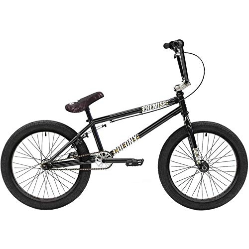 BMX : Colony BMX Bike Premise 20' 2021 Freestyle (20.8' | Gloss Black / Polished), Größe:One Size