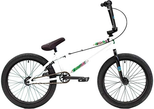 BMX : Colony BMX Bike Sweet Tooth Freecoaster 20' 2021 Freestyle (20.7' | Gloss White), Größe:One Size