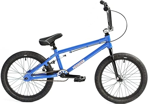 BMX : Colony Horizon BMX-Fahrrad, 20 Zoll, Micro Freestyle, dunkelblau / poliert