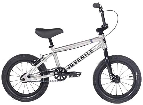 BMX : Cult Juvi 14" 2020 Freestyle BMX Fahrrad (14.5" - Silber)