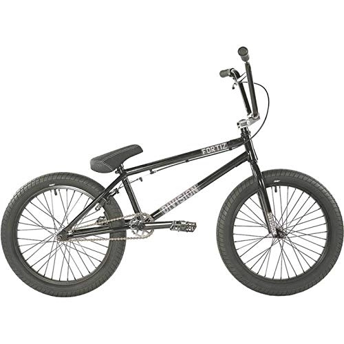 BMX : DIVISION BMX Bike Fortiz 20' 2021 Freestyle (21' | Black / Polished), Größe:One Size