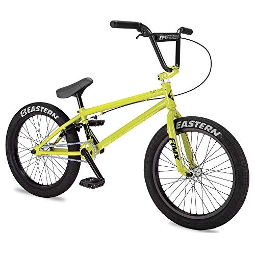 BMX : Eastern Bikes Nightwasp BMX-Fahrrad, 50, 8 cm, Chromoly-Rahmen, Gelb