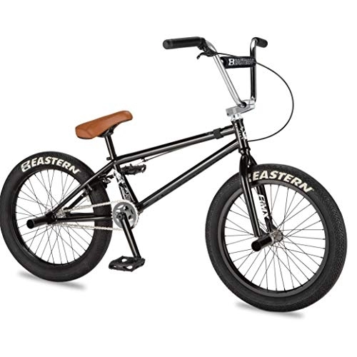 BMX : Eastern Bikes Wolfdog BMX-Fahrrad, 50, 8 cm, Vollchromoly-Rahmen, Schwarz