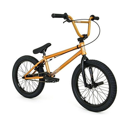 BMX : FLYBIKES Nova 45, 7 cm orange Freestyle BMX Bike Kids Kleine BMX, Mini BMX Billig, Gute Qualität