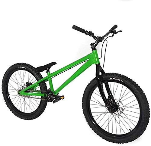 BMX : LAMTON 24 Zoll BMX Jump Bike Race Bike, Aluminium Rahmen und Gabel, mechanische Scheibenbremse (Farbe : Green, Gre : Upgrade Model)