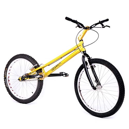 BMX : LJLYL 24 Zoll Bike Trial / Trial Bike Freestyle für Erwachsene, Aluminiumlegierungsrahmen und Stahl Vorderradgabel, vordere und hintere Win V Bremsen
