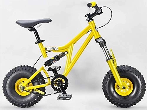 BMX : Mini Rig Rocker Mini BMX Bike Gold Mini MTB Downhill Bike