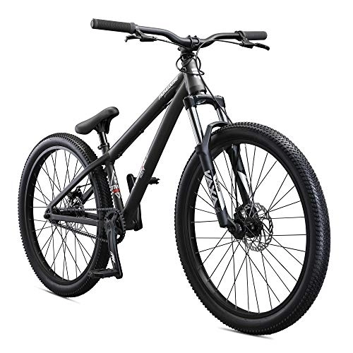 BMX : Mongoose Unisex – Erwachsene Fireball Moto Dirt Bike, grau, einheitsgröße