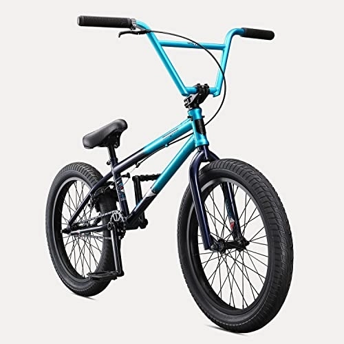 BMX : Mongoose Unisex-Erwachsene Legion BMX Freestyle Bike, blaugrün, 20-Inch Wheels