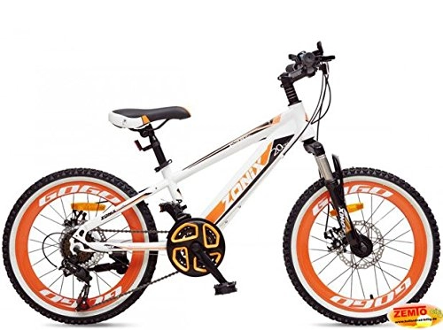 BMX : Mountainbike 20 Zoll Zonix Astro Boy MTB Wei-Orange