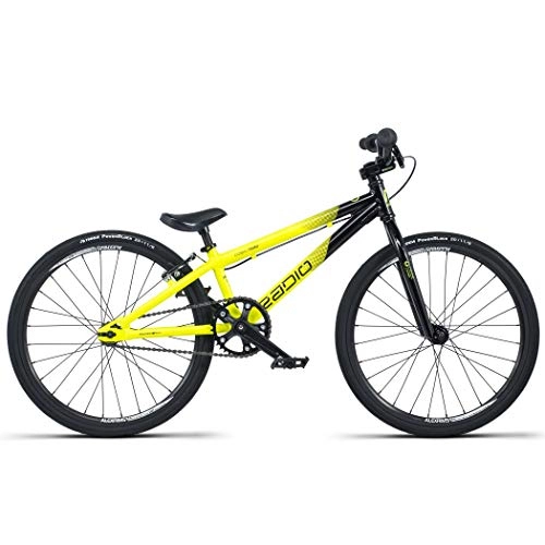 BMX : Radio Cobalt Mini 2019 Race BMX Fahrrad (17.5" - Black / Neon Yellow)