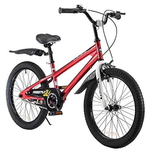 BMX : RoyalBaby Freestyle Kinderfahrrad Jungen Mädchen Fahrrad 20 Zoll Rot