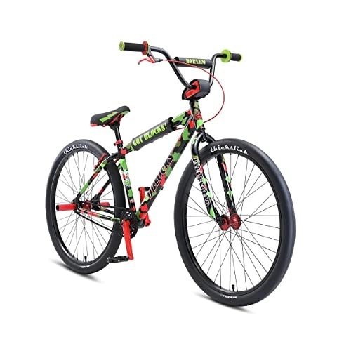 BMX : SE Bikes DBlocks Big Ripper 29 2021 BMX Cruiser Rad - 29 Zoll | Green / Red | rot / grün | 23.6