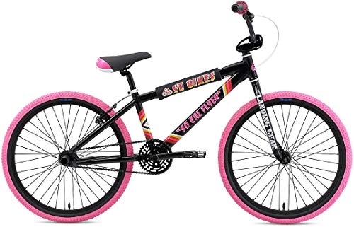 BMX : SE Bikes So Cal Flyer 24R BMX Bike 2020 (32cm, Black)