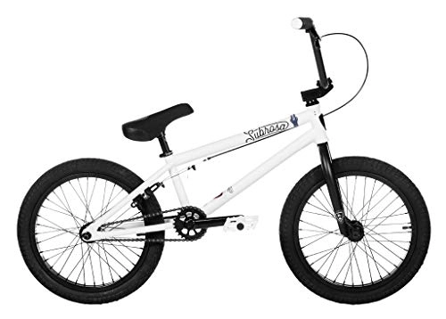 BMX : Subrosa Bikes Tiro 18 2019 BMX Rad - Satin White | 18 Zoll | Weiss