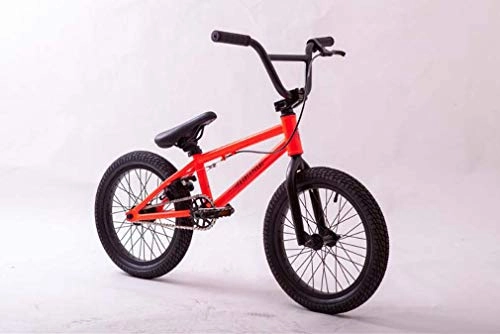 BMX : SWORDlimit 16-Zoll-Freestyle-BMX-Kinderfahrrad für Anfänger bis Fortgeschrittene, Rahmen und Gabel aus Kohlenstoffstahl, 25 × 9-t-BMX-Getriebe, mit U-förmiger Hinterradbremse