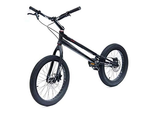 BMX : SWORDlimit BMX Fahrrad / Kletterrad für Anfänger bis Fortgeschrittene, hochfester, Leichter Aluminiumrahmen (MT200 Ölscheibe, 108 Schwungrad), Schwarz