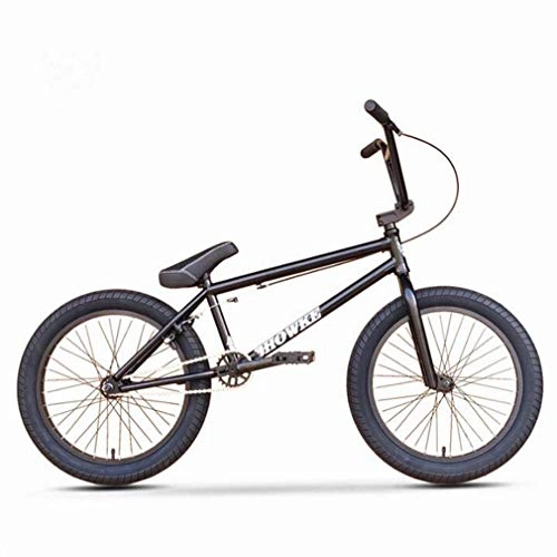 BMX : SWORDlimit Freestyle 20-Zoll-BMX-Fahrrad, hochfester, stoßdämpfender Performance-Rahmen - dreiteiliges Kettenrad mit 8 Schlüsseln und 25 Zähnen aus Stahl - Übersetzungsverhältnis 25: 9, C