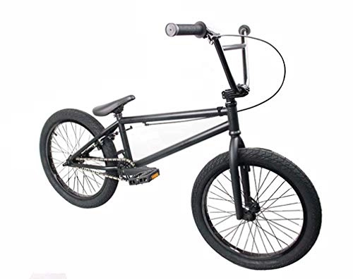 BMX : SWORDlimit Freestyle BMX Bike für Anfänger bis Fortgeschrittene, Rahmen und Lenker aus Kohlenstoffstahl, 25x9T BMX-Getriebe, mit hinteren U-Bremsen und 20-Zoll-Rädern (schwarz)