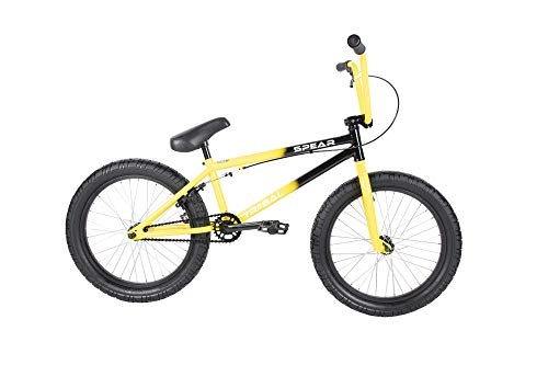 BMX : Tribal Spear BMX-Fahrrad, zweifarbig, gelb / schwarz