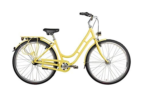 City : 28" Zoll Alu VAUN Damen Fahrrad City Bike Shimano Nexus Nabendynamo Rh45cm gelb B-Ware